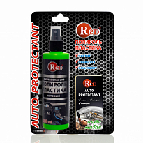  RED R4267 Полироль пластика матовый с губкой "АНТИТАБАК" 250мл в бл. 1шт./12шт.